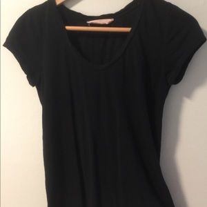 Loft Sunwashed Black Tee, sz S
